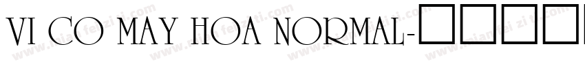 VI Co May Hoa Normal字体转换